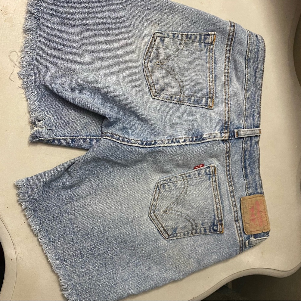Levi’s low boot cut women shorts 545 size 6 - Picture 6 of 7